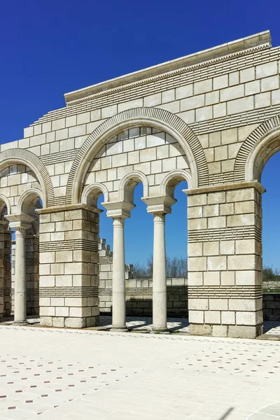 Rovine Della Grande Basilica Vicino Alla Capitale Del Primo Impero — Foto Stock