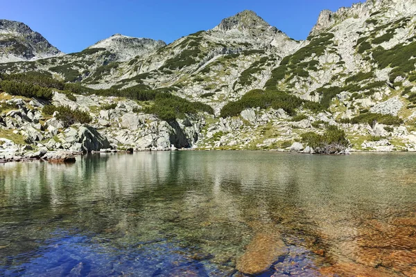 Landscape Left Kralev Dvor Pass Samodivski Lakes Pirin Mountain Bulgaria — Stok Foto