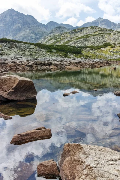 Paesaggio Incredibile Con Laghi Musalenski Cima Musala Montagna Rila Bulgaria — Foto Stock