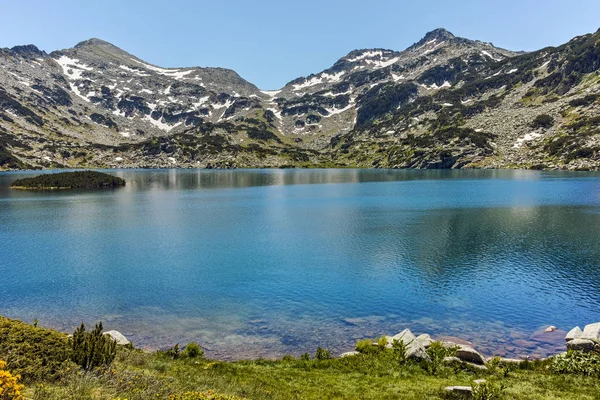 Puncak Demirkapiyski Chukar Dan Danau Popovo Pegunungan Pirin Bulgaria — Stok Foto