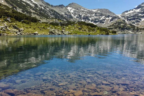 Increíble Panorama Del Pico Dzhano Lago Popovo Montaña Pirin Bulgaria — Foto de Stock