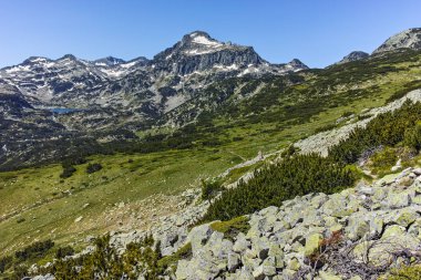 Şaşırtıcı Panorama Popovo göl, Pirin Dağı, Bulgaristan