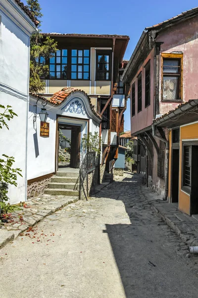 Plovdiv Bulgarie Juin 2017 Maison Période Renouveau Bulgare Rue Dans — Photo