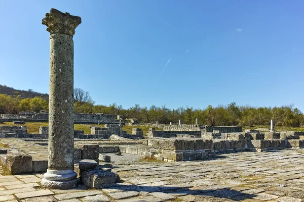 Ruins Capital City First Bulgarian Empire Medieval Stronghold Great Preslav — Stock Photo, Image