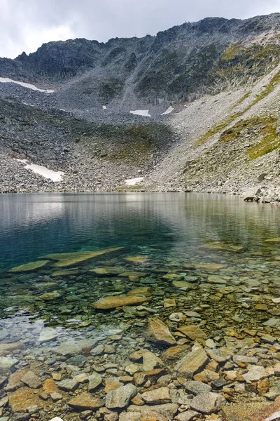Ledenoto Eis See Und Musala Gipfel Rila Berg Bulgarien — Stockfoto