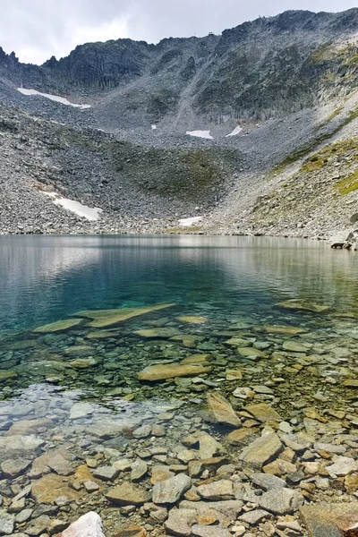 Ledenoto Ghiaccio Lago Musala Peak Montagna Rila Bulgaria — Foto Stock