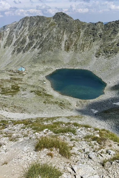Danau Ledenoto Dari Puncak Musala Gunung Rila Bulgaria — Stok Foto