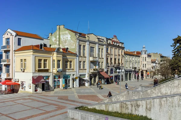 Shumen Bulgarien April 2017 Centrala Bilfria Gatan Bul Slavyanski Staden — Stockfoto