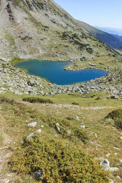 Amazing Landscape Argirovo Lake Dzhano Peak Pirin Mountain Bulgaria — Stock Photo, Image