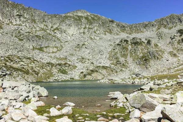 Paysage Étonnant Lac Argirovo Près Pic Dzhano Pirin Mountain Bulgarie — Photo