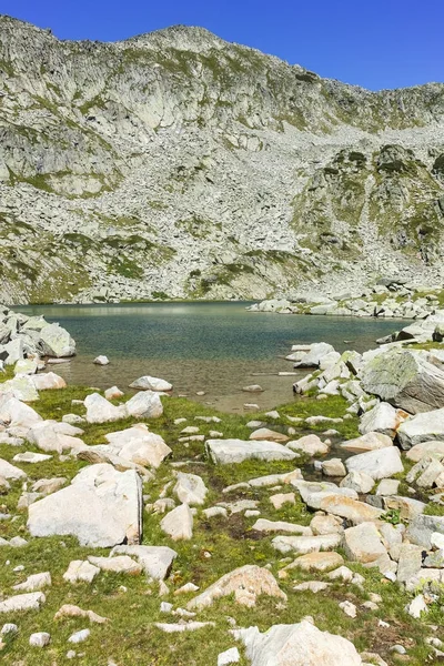 Paesaggio Incredibile Del Lago Argirovo Vicino Alla Vetta Dzhano Pirin — Foto Stock