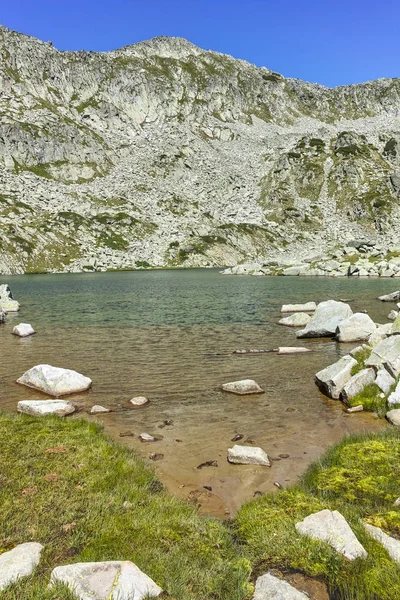 Paesaggio Incredibile Del Lago Argirovo Vicino Alla Vetta Dzhano Pirin — Foto Stock