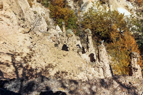 Amazing Autumn Landscape Rock Formation Devil Town Radan Mountain Serbia — Stock Photo, Image