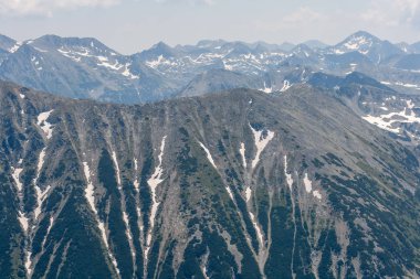 Vihren tepe, Bulgaristan'dan Pirin Dağı'nın muhteşem manzara