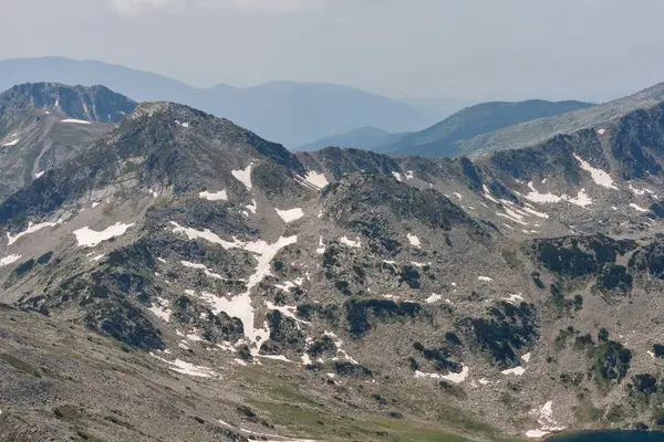 Verbazingwekkende Landschap Van Het Pirin Gebergte Uit Vihren Piek Bulgarije — Stockfoto