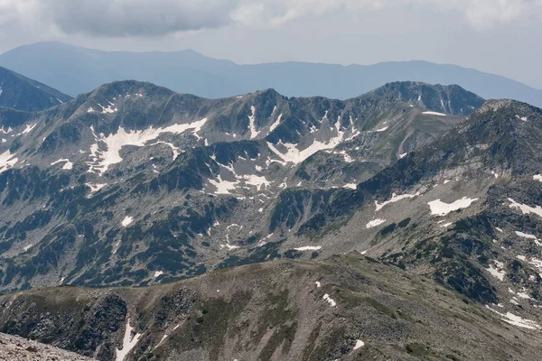 Verbazingwekkende Landschap Van Het Pirin Gebergte Uit Vihren Piek Bulgarije — Stockfoto