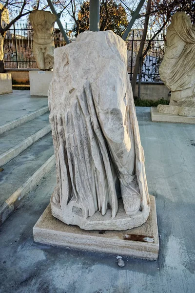 Antike Statue Der Akropolis Von Athen Attika Griechenland — Stockfoto