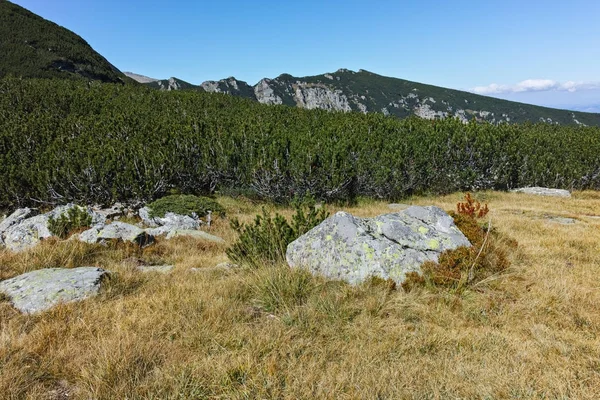Niesamowity Krajobraz Góry Riła Pobliżu Malyovitsa Szczyt Góry Riła Bułgaria — Zdjęcie stockowe