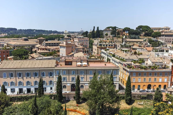 Roma Italia Giugno 2017 Vista Panoramica Dal Palatino Nella Città — Foto Stock