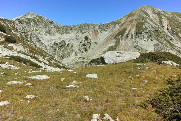 Úžasná Krajina Zelenými Kopci Pohoří Pirin Bulharsko — Stock fotografie