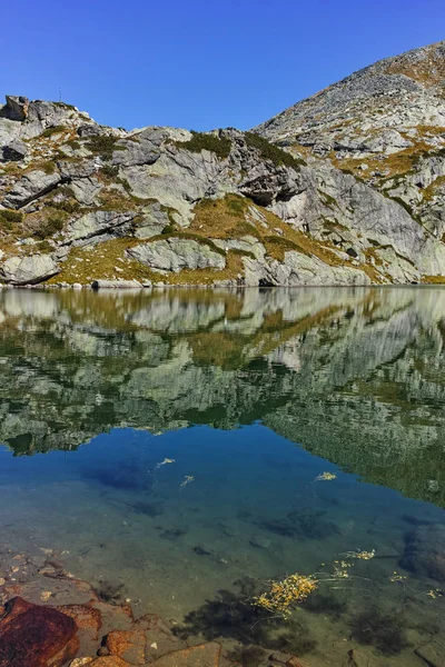 Καταπληκτικό Τοπίο Από Τρομακτικό Λίμνη Βουνό Ρίλα Βουλγαρία — Φωτογραφία Αρχείου