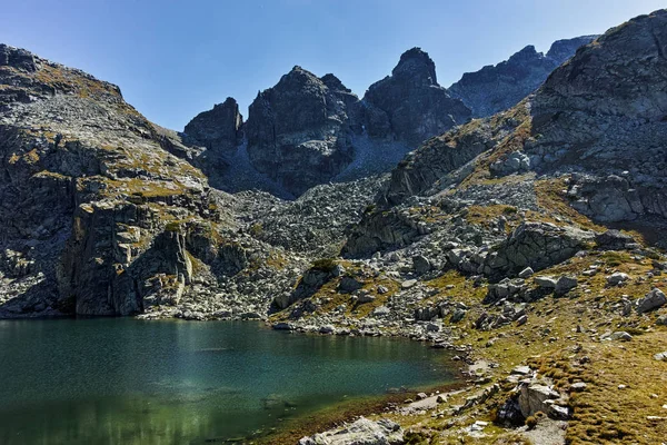 Increíble Paisaje Lago Miedo Montaña Rila Bulgaria — Foto de Stock