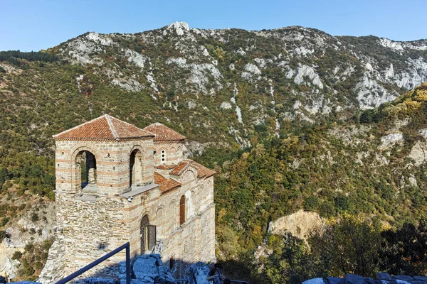 Ruinas Fortaleza Asen Iglesia Santa Madre Dios Asenovgrad Región Plovdiv — Foto de Stock