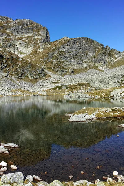 Paesaggio Incredibile Laghi Elenski Malyovitsa Picco Montagna Rila Bulgaria — Foto Stock