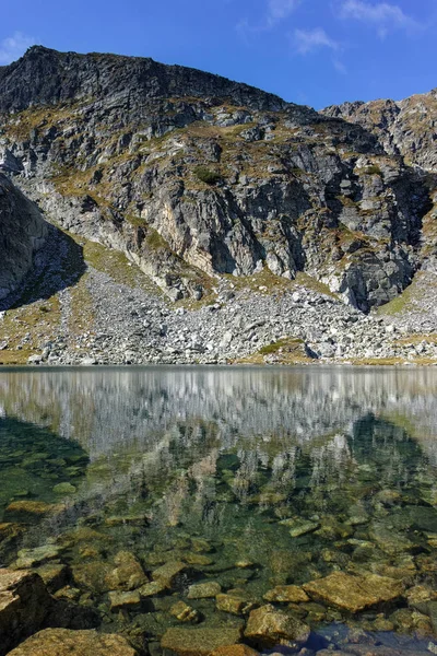 Paisagem Dos Lagos Elenski Perto Pico Malyovitsa Rila Mountain Bulgária — Fotografia de Stock