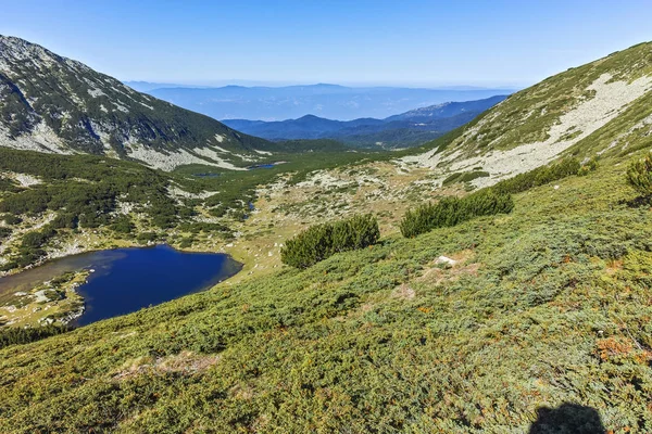 Niesamowity Krajobraz Chairski Jeziora Góry Pirin Bułgaria — Zdjęcie stockowe