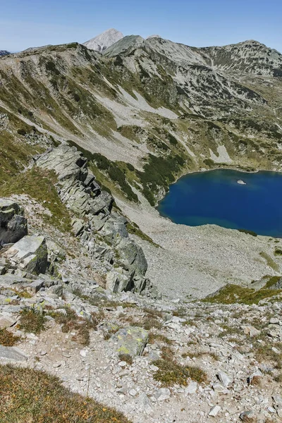 Paisagem Incrível Com Lago Tevno Vasilashko Pirin Mountain Bulgária — Fotografia de Stock