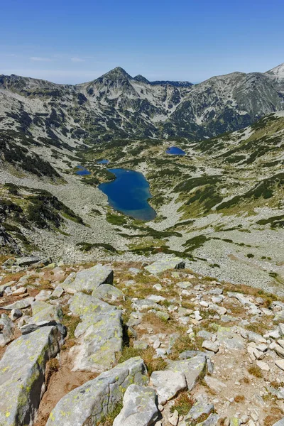 Amazing Landscape Dengan Long Lake Pirin Mountain Bulgaria — Stok Foto