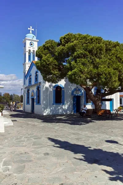 ポルト ラゴス 東マケドニア トラキア ギリシャの つの島に位置するポルト ラゴス ギリシャ 2017 聖ニコラス修道院 — ストック写真