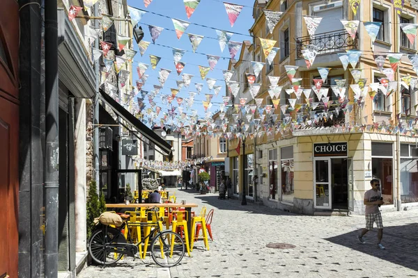 Plovdiv, Bulgaristan - 10 Haziran 2017: Street bölgesinde Kapana, şehir Plovdiv, Bulgaristan 