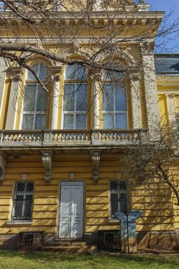 Sofia, Bulgaristan - 17 Mart 2018: Bina, Ulusal Sanat Galerisi (Kraliyet Sarayı), Sofia, Bulgaristan