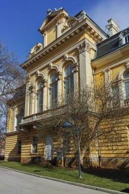 Sofia, Bulgaristan - 17 Mart 2018: Bina, Ulusal Sanat Galerisi (Kraliyet Sarayı), Sofia, Bulgaristan
