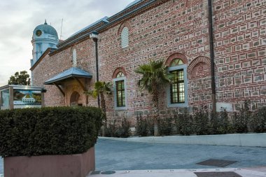 Plovdiv, Bulgaristan - 9 Haziran 2017: Şehir Plovdiv, Bulgaristan, Dzhumaya Camii