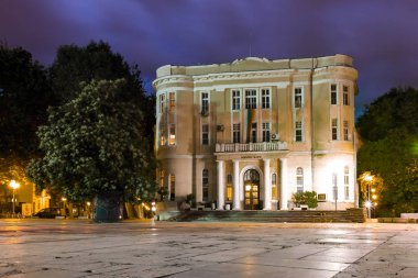 Plovdiv, Bulgaristan - 9 Haziran 2017: Bina, askeri kulüp şehir Plovdiv, Bulgaristan