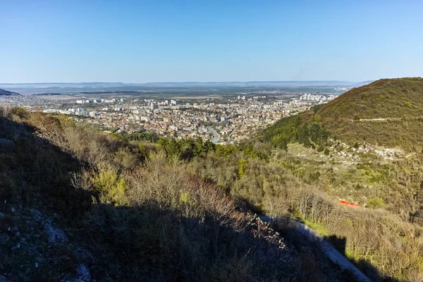 Panorama Stupefacente Alla Città Shumen Bulgaria — Foto Stock
