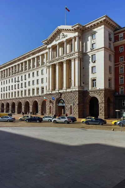 Σόφια Βουλγαρία Μαρτίου 2018 Κτίρια Του Συμβουλίου Υπουργών Στην Πόλη — Φωτογραφία Αρχείου