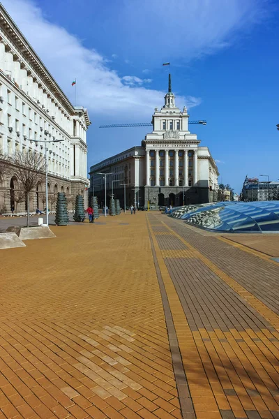 Σόφια Βουλγαρία Μαρτίου 2018 Κτίρια Του Υπουργικού Συμβουλίου Και Πρώην — Φωτογραφία Αρχείου