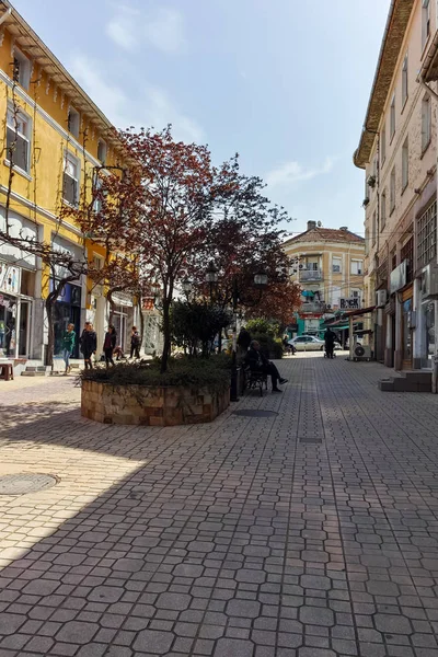 Petrich Bulgarie Avril 2018 Marcher Dans Centre Ville Petrich Région — Photo