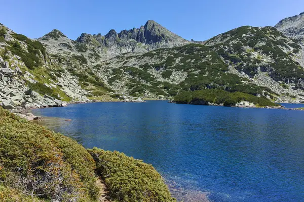 Amazing Landscape Valyavishki Lakes Dzhangal Peak Pirin Mountain Bulgaria — Stock Photo, Image