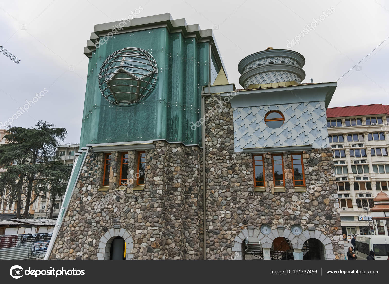 Skopje Republic Macedonia May 2017 Memorial House Mother Teresa
