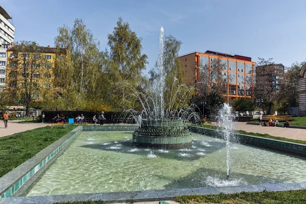 Sofia Bulgaria Abril 2018 Garden Central Bath Banski Square Sofía — Foto de Stock