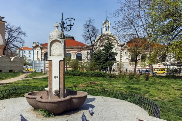 Sofia Bulgaria Abril 2018 Edificio Del Mercado Central Sofía Arquitectura — Foto de Stock