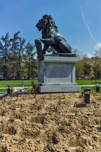 Sofia Bulgarien April 2018 Denkmal Des Ersten Und Sechsten Infanterieregiments — Stockfoto