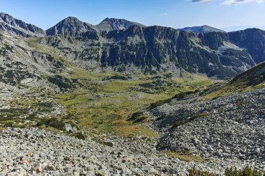 Kamenitsa, Yalovarnika, diş ve bebek tepeler, Pirin Dağı, Bulgaristan ile şaşırtıcı Panorama