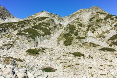 Muhteşem manzara sol Kralev Dvor geçişte, Pirin Dağı, Bulgaristan