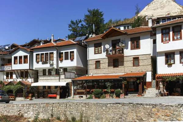 Melnik Bulgaria Septiembre 2017 Casas Antiguas Del Siglo Xix Ciudad — Foto de Stock